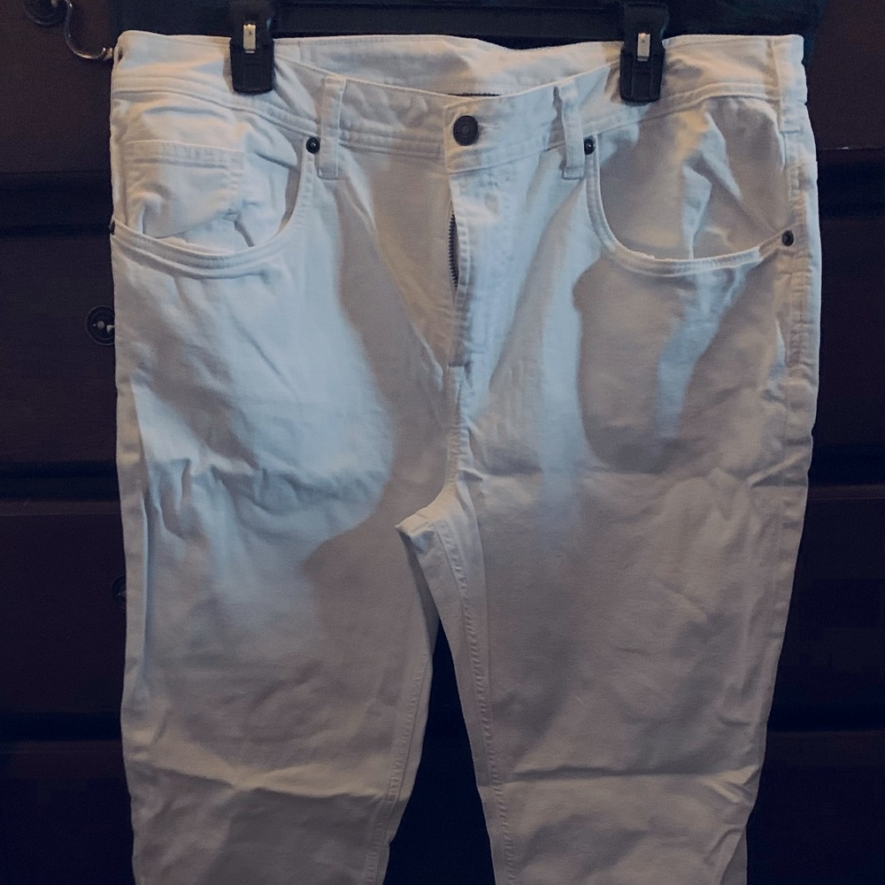 Mens Buffalo Max-x white jeans